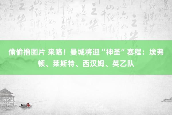 偷偷撸图片 来咯!曼城将迎“神圣”赛程:埃弗顿、莱斯特、西汉姆、英乙队
