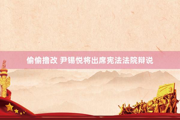 偷偷撸改 尹锡悦将出席宪法法院辩说