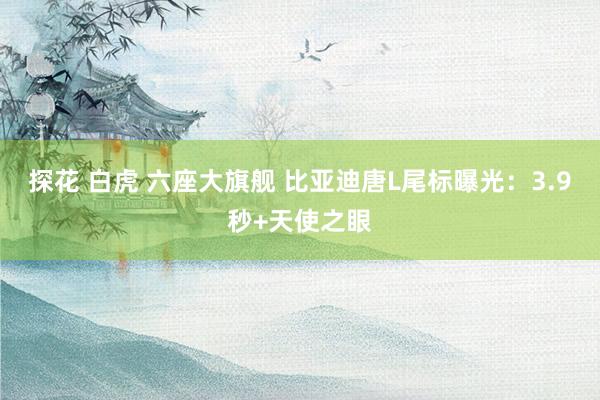 探花 白虎 六座大旗舰 比亚迪唐L尾标曝光：3.9秒+天使之眼